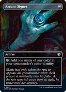 Arcane Signet (Borderless) (CMM-653) - Commander Masters (Borderless)