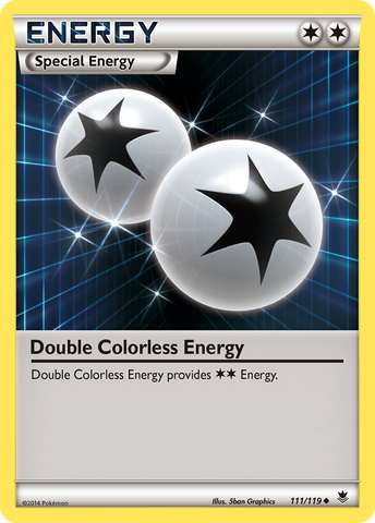 Double Colorless Energy 111/119 - XY  Phantom Forces