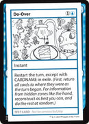 Do-Over (No PW Symbol) (CMB1-) - Mystery Booster Playtest Cards 2021