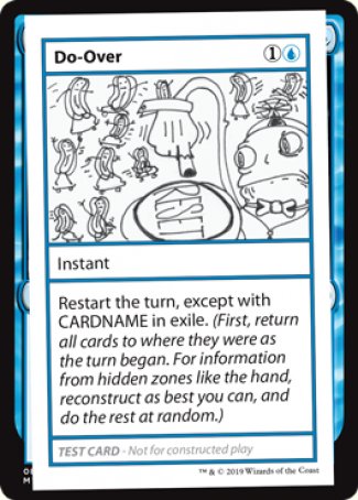 Do-Over (No PW Symbol) (CMB1-) - Mystery Booster Playtest Cards 2021