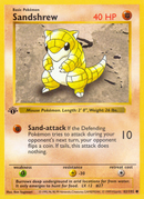 Sandshrew - 62/102 - 1st Edition Base Set Shadowless - Common