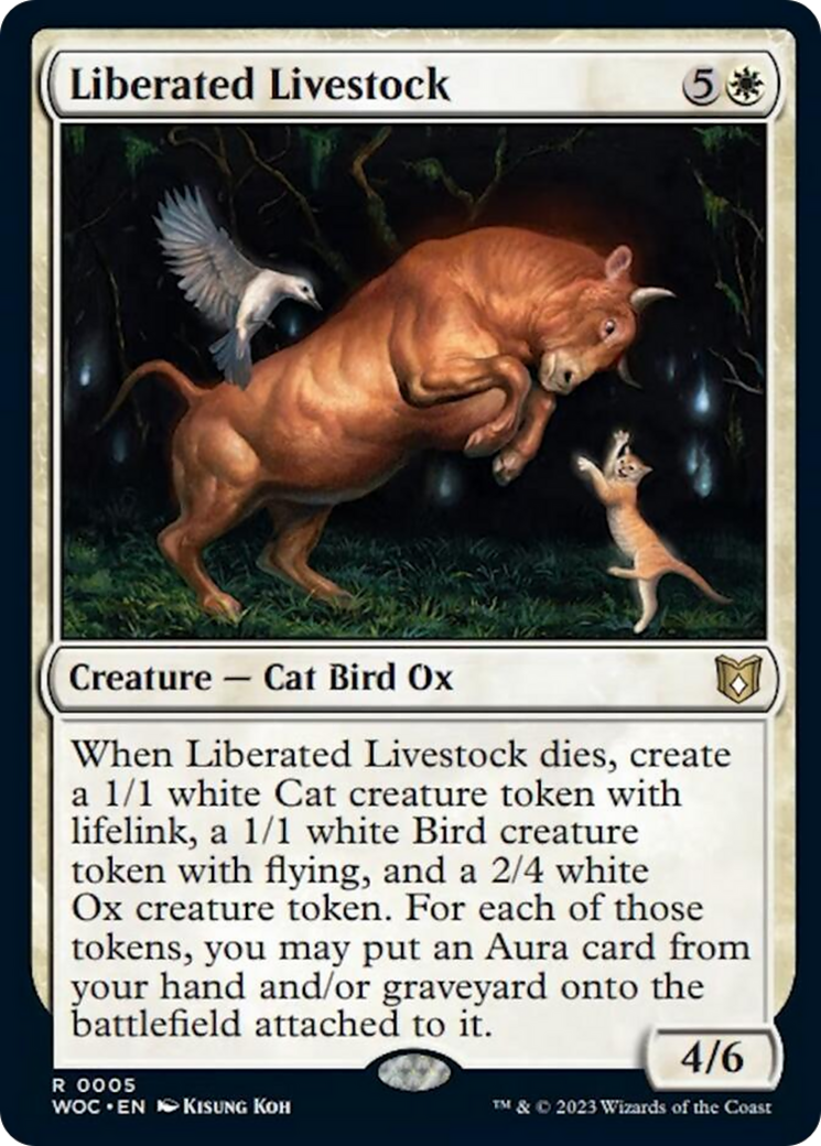 Liberated Livestock (WOC-005) - Wilds of Eldraine Commander