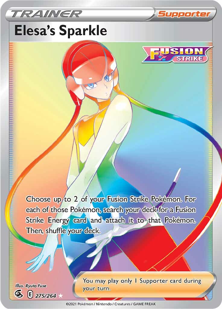 Elesa's Sparkle (Secret) 275/264 - SWSH08 Fusion Strike Holofoil