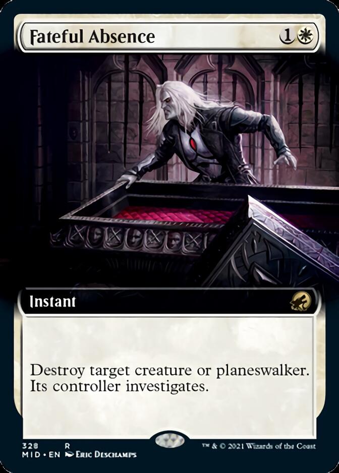 Fateful Absence (Extended Art) (MID-328) - Innistrad: Midnight Hunt: (Extended Art)