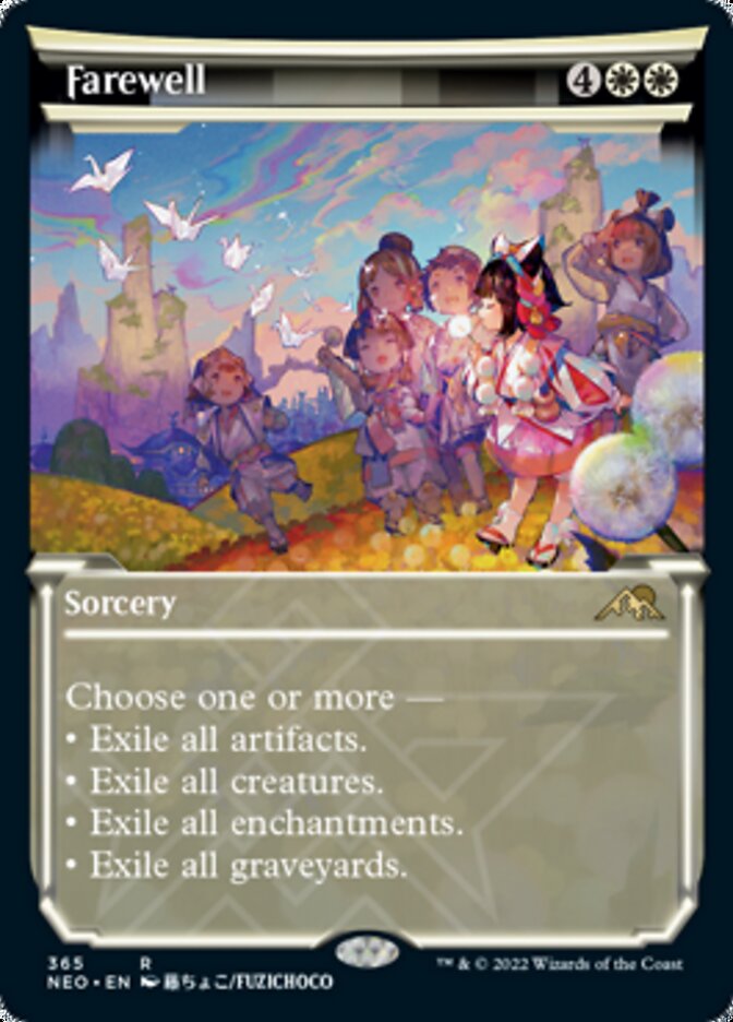 Farewell (Showcase) (NEO-365) - Kamigawa: Neon Dynasty: (Showcase)