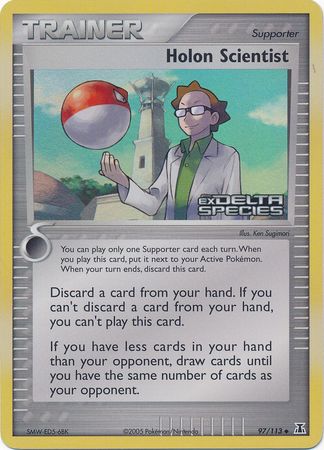 Holon Scientist 97/113 - Delta Species Reverse Holofoil