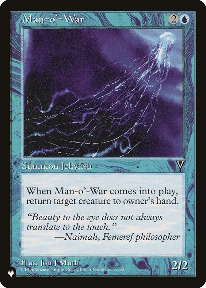 Man-o'-War (VIS) (LIST-) - The List