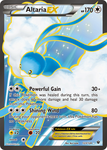 Altaria EX (Full Art) 123/124 - XY  Fates Collide Holofoil