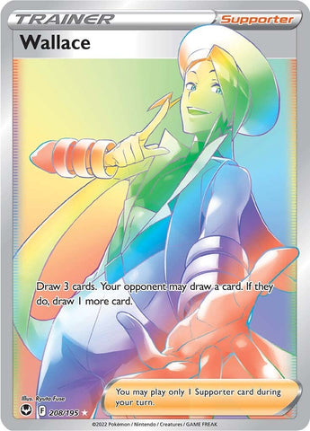 Wallace (Secret) 208/195 - SWSH12 Silver Tempest Holofoil