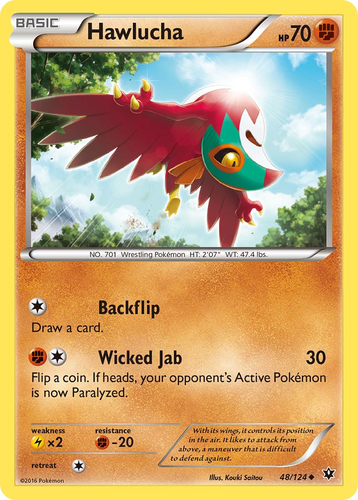 Hawlucha/124 - XY  Fates Collide