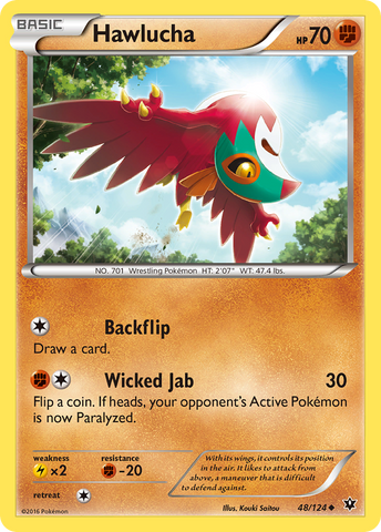 Hawlucha/124 - XY  Fates Collide