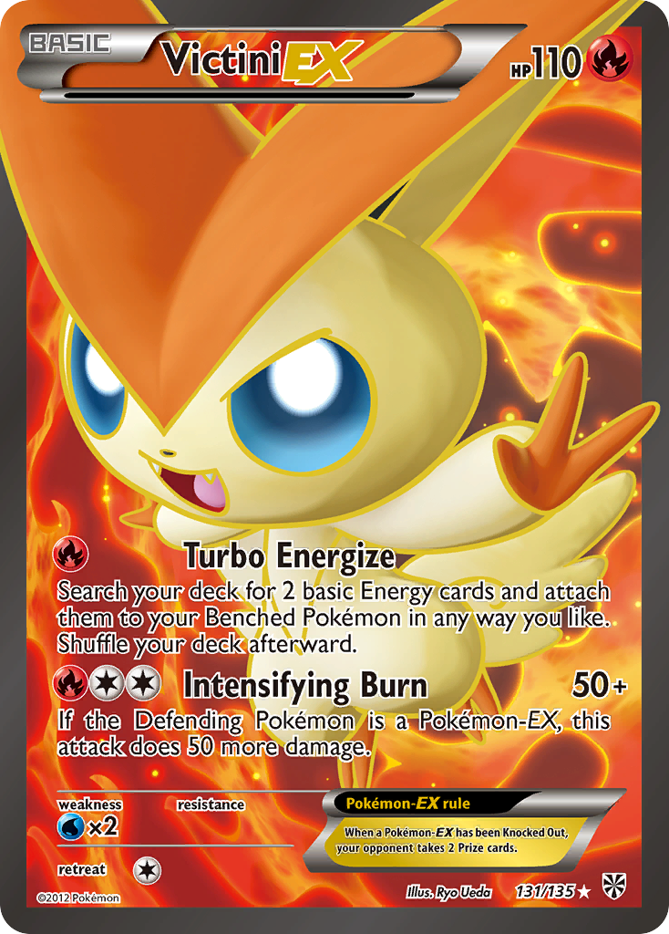 Victini EX (131 Full Art)/135 - Plasma Storm Holofoil
