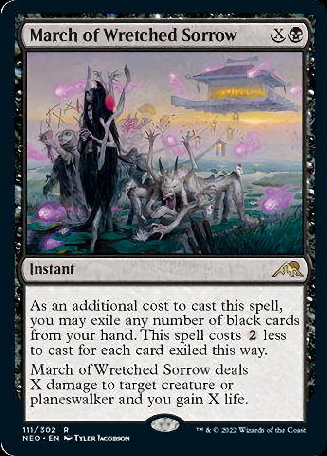 March of Wretched Sorrow (NEO-111) - Kamigawa: Neon Dynasty