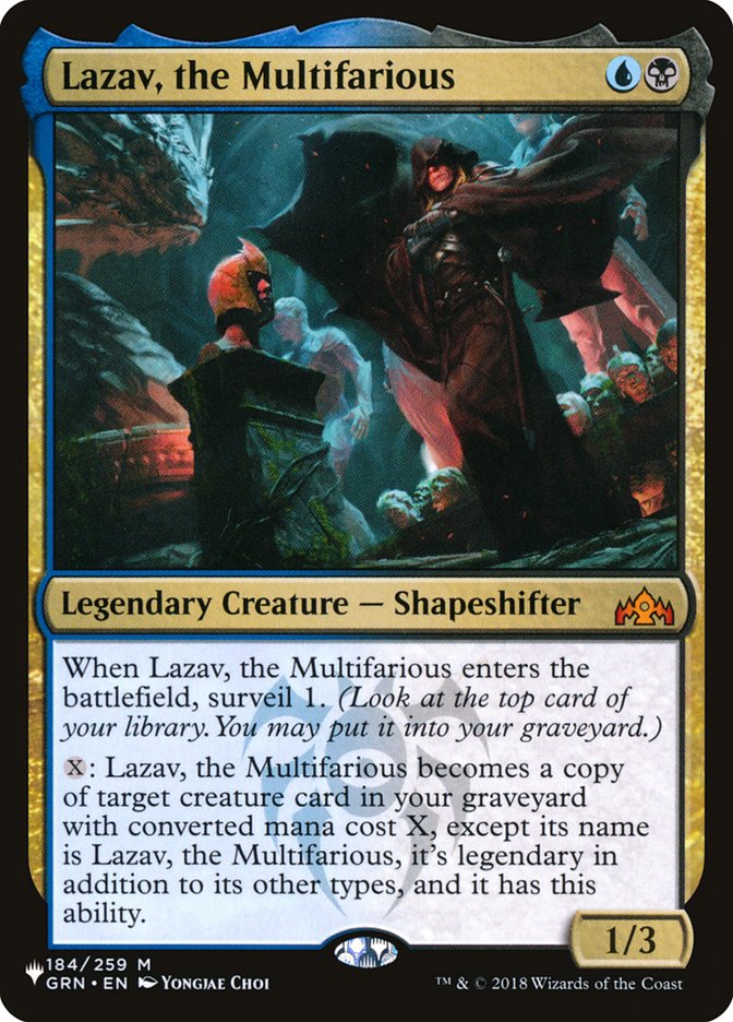 Lazav, the Multifarious (LIST-184/259) - The List