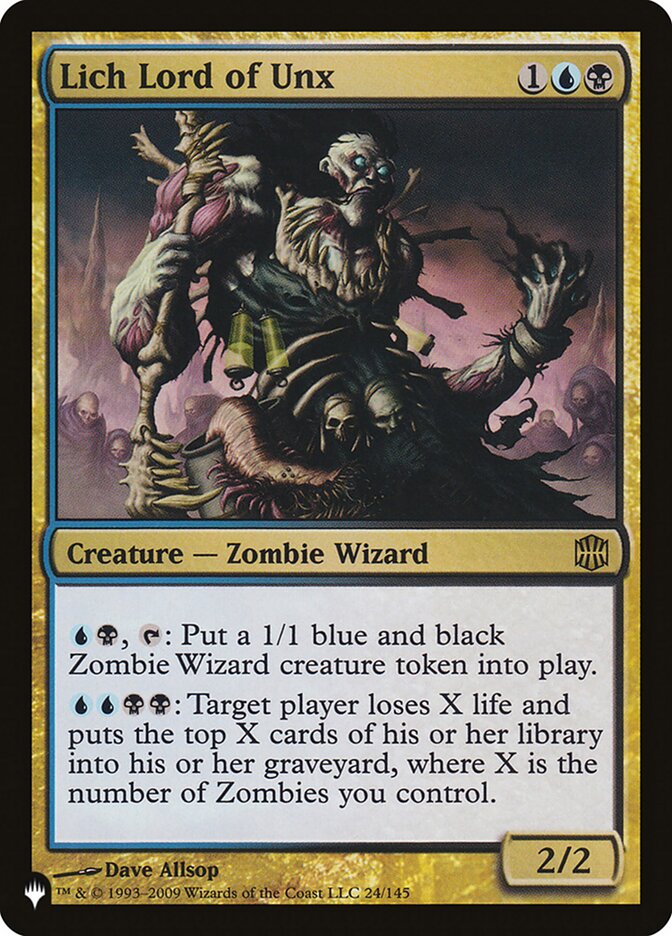 Lich Lord of Unx (LIST-24/145) - The List