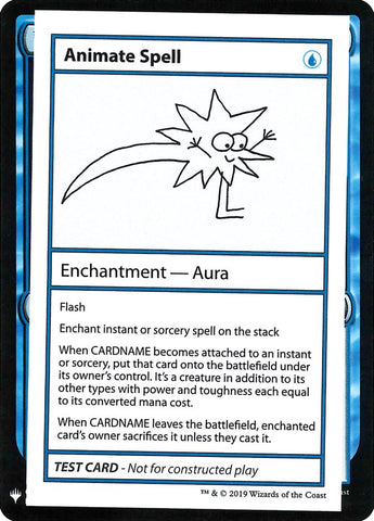 Animate Spell (CMB1-) - Mystery Booster Playtest Cards 2019