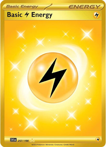 Basic Lightning Energy - 257/198 257 - SV01 Scarlet & Violet Base Set Holofoil