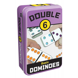 Double 6 Dominoes Tin