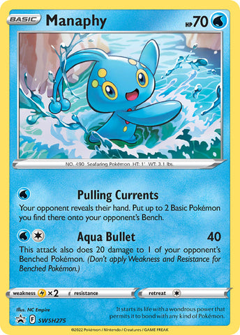 Manaphy - SWSH275 SWSH275/307 - SWSH Sword & Shield Promo Cards Holofoil