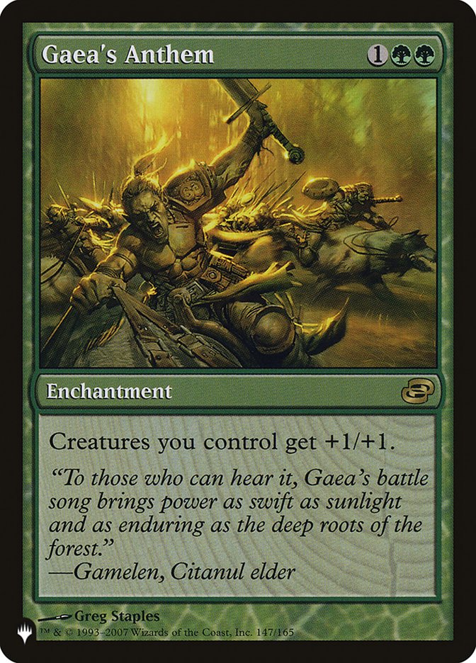 Gaea's Anthem (PLC) (LIST-147/165) - The List: (colorshifted)