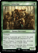 Gunner Conscript (Surge Foil) (PIP-605) - Fallout Foil