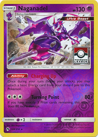 Naganadel - 108/214 (Pokemon League) 108 - League & Championship Cards Reverse Holofoil