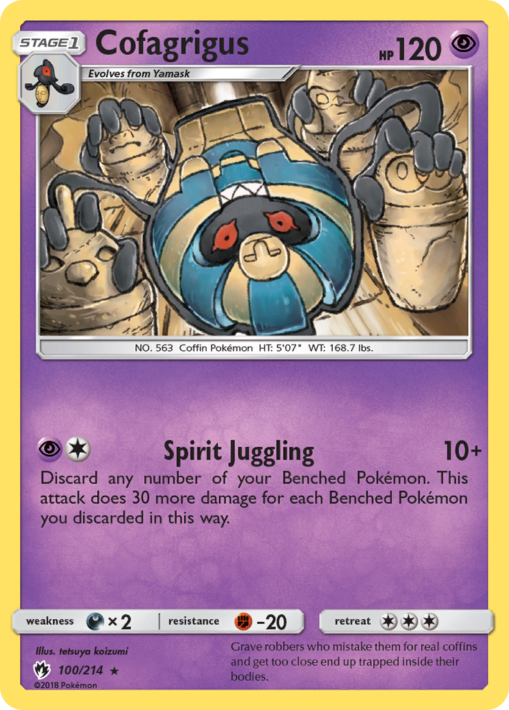 Cofagrigus/214 - SM  Lost Thunder