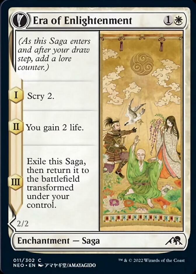 Era of Enlightenment (NEO-011) - Kamigawa: Neon Dynasty: (fandfc, enchantment)