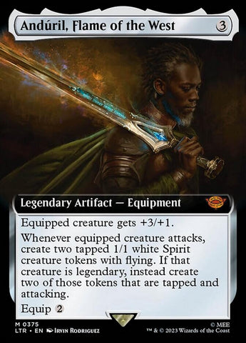 Anduril, Flame of the West (Extended Art) (LTR-375) - The Lord of the Rings: Tales of Middle-earth: (Extended Art)