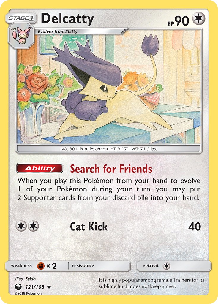 Delcatty - 121/168 (SM Celestial Storm) - Deck Exclusives