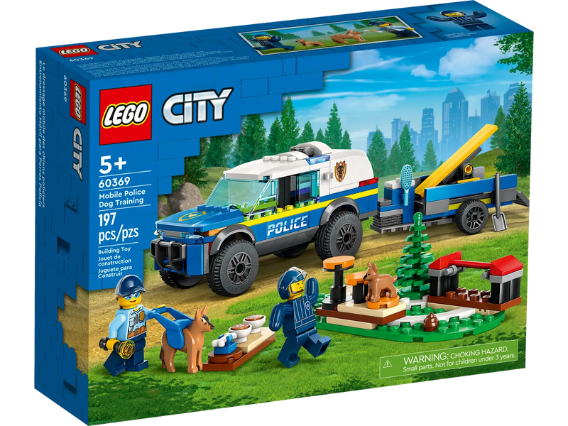 Lego City Mobile Police Dog Training 197pcs