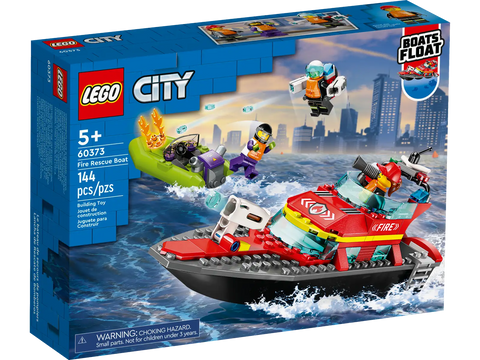Lego City Fire Rescue Boat 144pcs