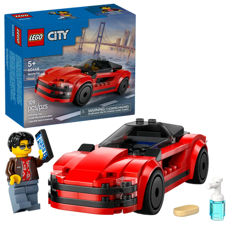 Lego City Red Sports Car 109pcs