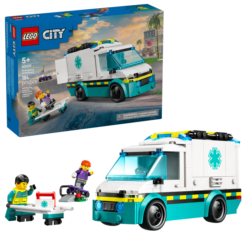 Lego City Emergency Ambulance 184pcs