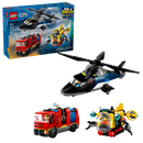 Lego City Helicopter, Fire Truck & Submarine Remix 874pcs