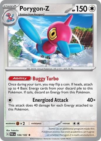 Porygon-Z 144 - SV04 Paradox Rift Holofoil