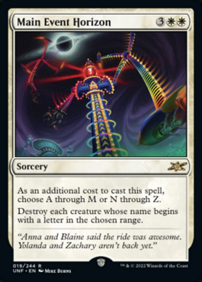 Main Event Horizon (UNF-019) - Unfinity