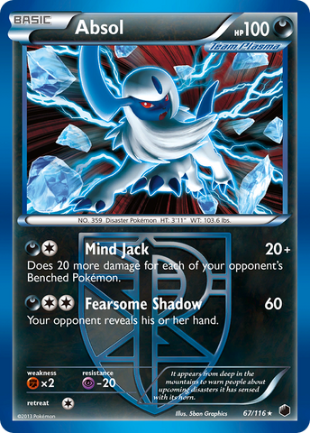 Absol (Team Plasma)/116 - Plasma Freeze Holofoil