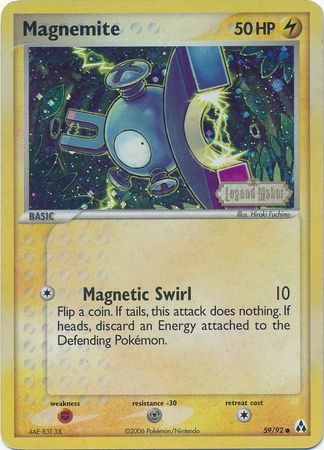 Magnemite 59/92 - Legend Maker Reverse Holofoil