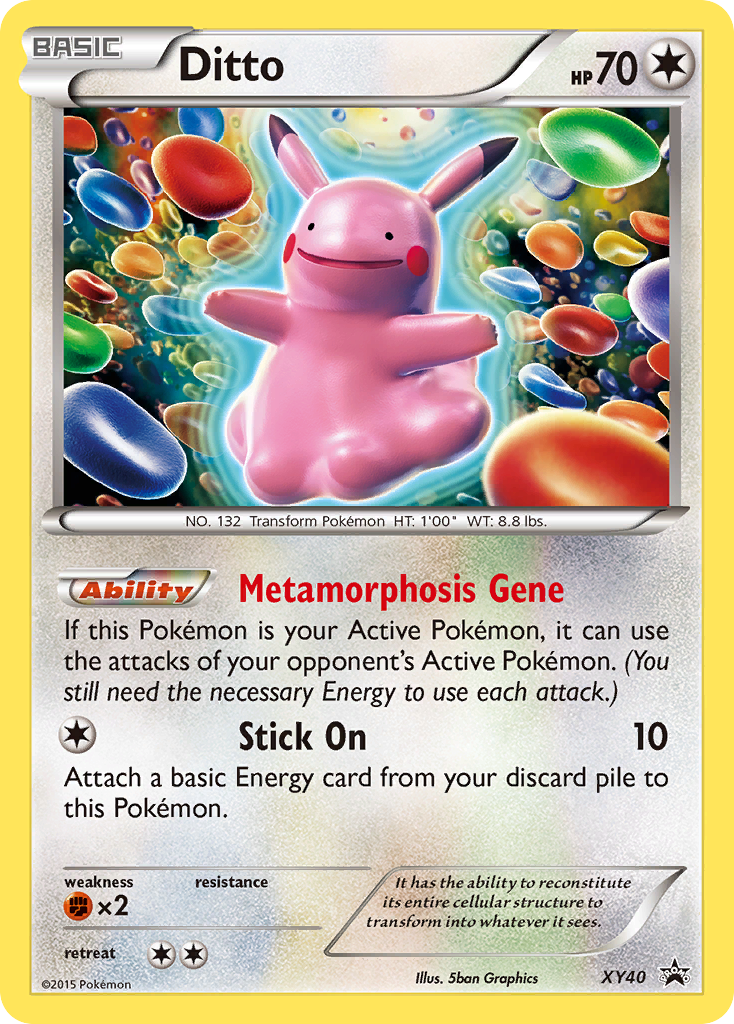 Ditto XY40/211 - XY Promos Holofoil