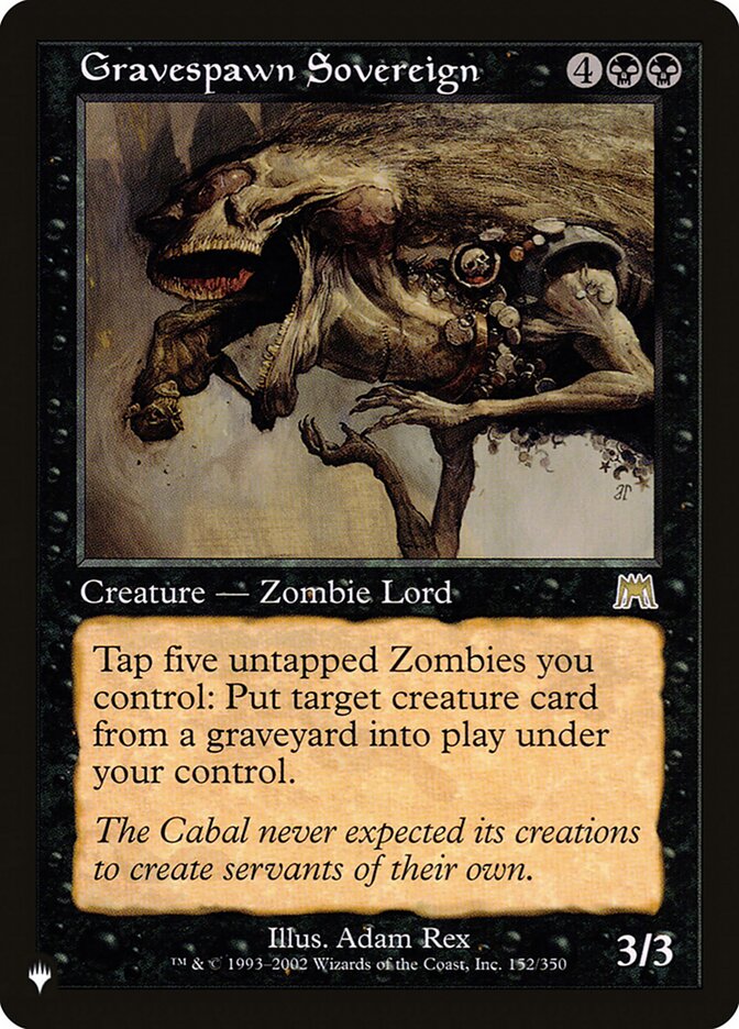 Gravespawn Sovereign (LIST-152/350) - The List