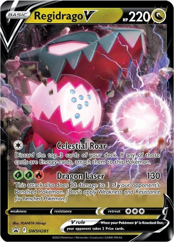 Regidrago V - SWSH281 SWSH281/307 - SWSH Sword & Shield Promo Cards Holofoil