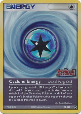 Cyclone Energy 90/108 - Power Keepers Reverse Holofoil