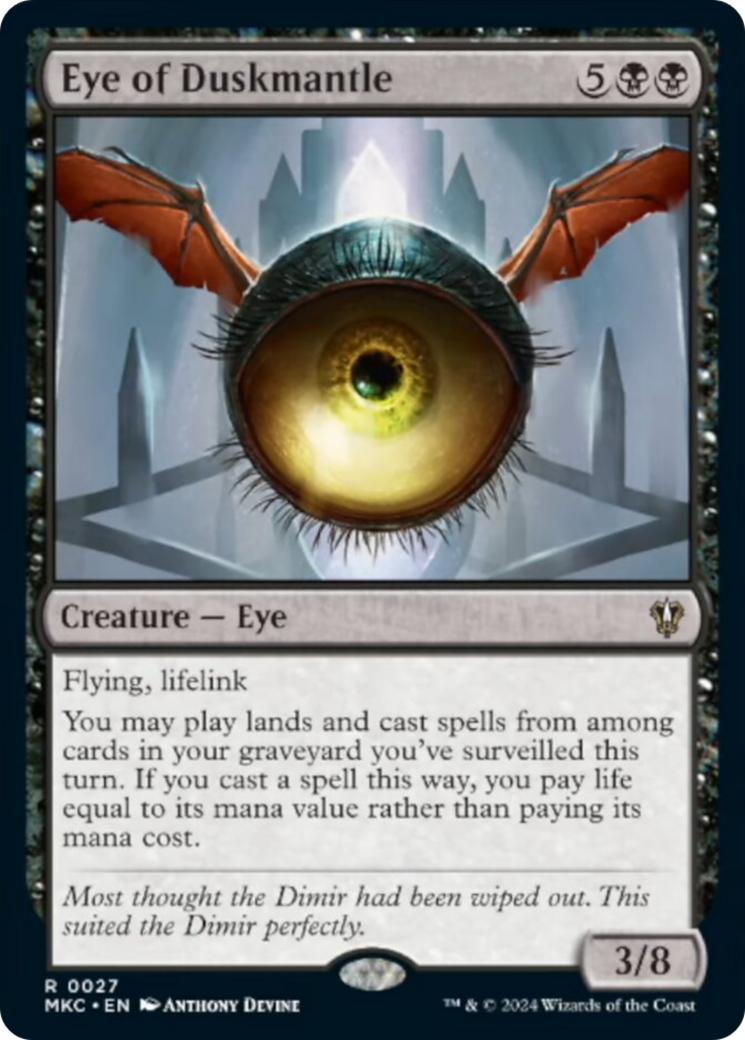 Eye of Duskmantle (MKC-027) - Murders at Karlov Manor Commander