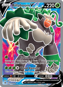Rillaboom V (Full Art) 175/192 - SWSH02 Rebel Clash Holofoil