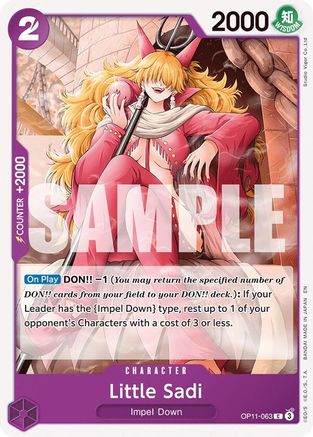 Little Sadi (OP11-063) - A Fist of Divine Speed