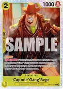 Capone"Gang"Bege (101) (OP11-101) - A Fist of Divine Speed Foil