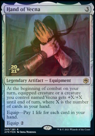 Hand of Vecna (PRE-246) - Adventures in the Forgotten Realms Promos Foil