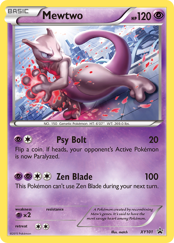 Mewtwo - XY101/211 - XY Promos Holofoil