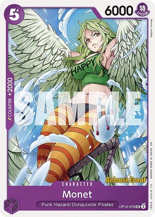 Monet (OP12-076) - Legacy of the Master Release Event Cards